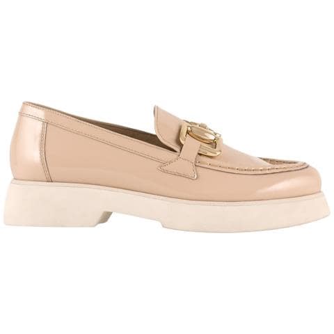 Max Loafers Mocassino Pelle Scarpe Donna Beige Eu 39, 5-101614 1400 - Foto 1