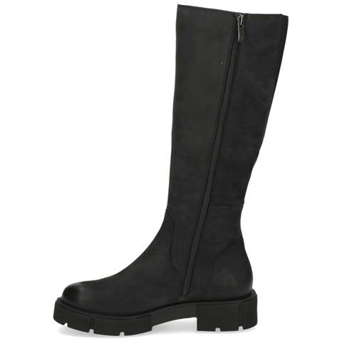 Black Nubuc Casual Closed Boots Stivaletti Pelle Scarpe Donna Nero Eu 37, 9-25601-41-008 - Foto 3
