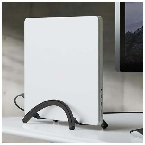 Supporto Da Tavolo Verticale Per Macbook Modello Bookarc Flex In Alluminio, Nero - Foto 10
