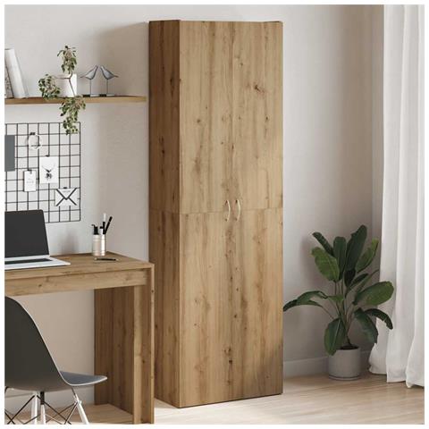 Credenza Rovere Artigianale 60x32x190 Cm In Truciolato - Foto 1