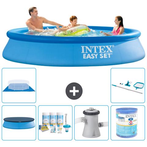 Piscina Fuori Terra - In Giro - 305x61 Cm - Blu - Include Accessori Coordinati A454 - Foto 1