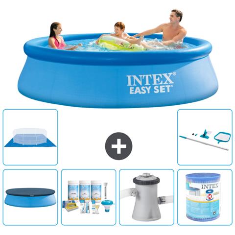 Piscina Fuori Terra - In Giro - 305x76 Cm - Blu - Include Accessori Coordinati A523 - Foto 1