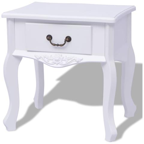 Lusso Casadino -  Armadietti Da Letto 2 Pezzi Mdf Bianco - Foto 1