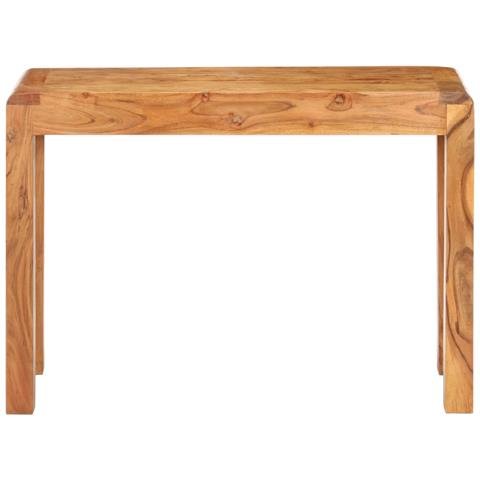 Tavolo Consolle 110x40x76 Cm Massello Acacia Finitura Ambra - Foto 1