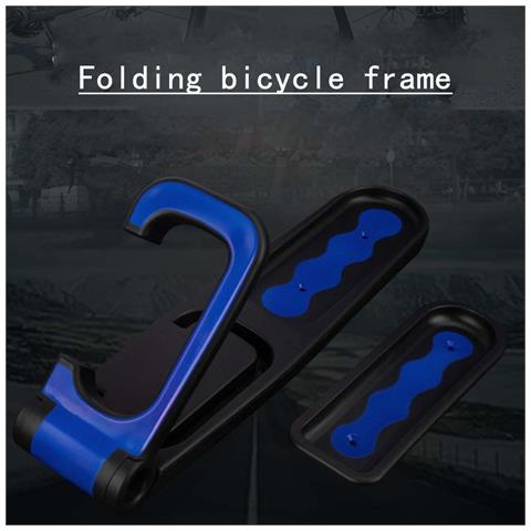 Supporto Per Bicicletta Da Parete - Compatibile Con Ruote Di Varie Dimensioni Blue - Foto 2