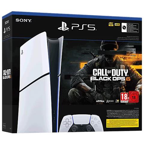 PlayStation 5 Slim Digital Edition - Call of Duty: Black Ops 6 Bundle 1,02 TB Wi-Fi Nero, Bianco - Foto 1