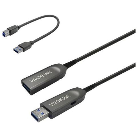PROUSB3AAF30 cavo USB USB 3.2 Gen 1 (3.1 Gen 1) 30 m USB A Nero - Foto 1