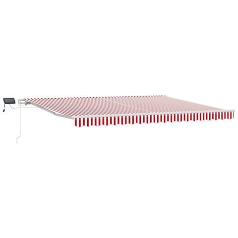 Tenda Retrattile with 450 × 300 cm Rosso e bianco - Foto 1