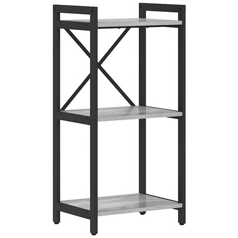 Libreria Grigio sonoma 40 x 30 x 83 cm Legno multistrato - Foto 1