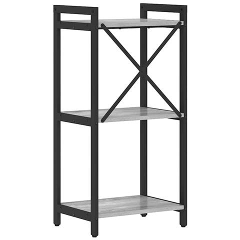 Libreria Grigio sonoma 40 x 30 x 83 cm Legno multistrato - Foto 7