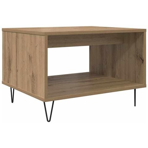 Tavolino da salotto rovere artigianale 60 x 50 x 40 cm - Foto 1