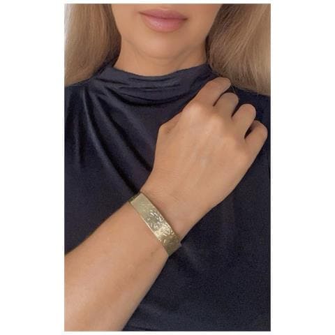 Bracciale Piccolo Moon Landing In Ottone Placcato Oro - Foto 5