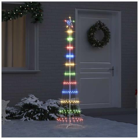 Albero di Natale LED Multicolore 51 x 51 x 190 cm Metallo - Foto 2