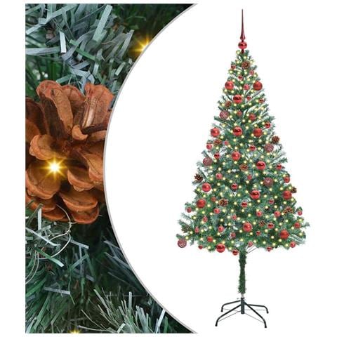 Albero di Natale artificiale Verde 180 cm PVC e Acciaio - Foto 1