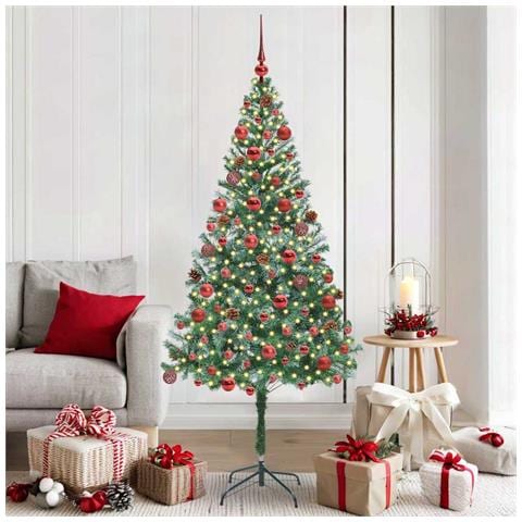 Albero di Natale artificiale Verde 180 cm PVC e Acciaio - Foto 2