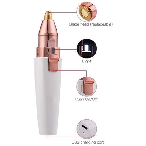 Rasoi Per Donna 2-in-1 - Bianco - Ricaricabile Usb - Foto 7