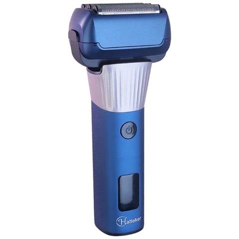 Rasoio Elettrico A 5 Lame Per Uomo - Wet & Dry, Display Led, Ricaricabile Senza Fili Blue - Foto 1
