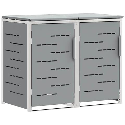 Stoccaggio contenitore a ruote Grigio 138 x 77,5 x 112,5 cm - Foto 1