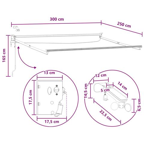 Tettuccio Elettrico Retrattile Grigio chiaro e bianco - Foto 9