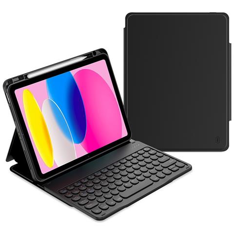 Custodia con Tastiera per Apple iPad Pro 11 - Pelle, Nero - Foto 1