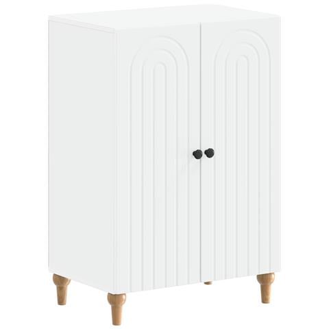 Mobile per scarpe ALKMAAR 59,5 x 39,5 x 90 cm Bianco - Foto 1
