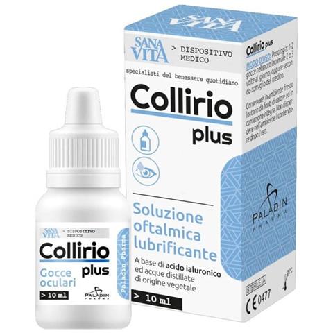 Gocce Oculari Sanavita Collirio Plus 10 ml - Foto 1