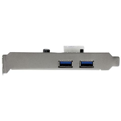 Adattatore scheda SuperSpeed USB 3.0 con 2 porte PCI Express (PCIe) con UASP - Alimentazione LP4 - Foto 4