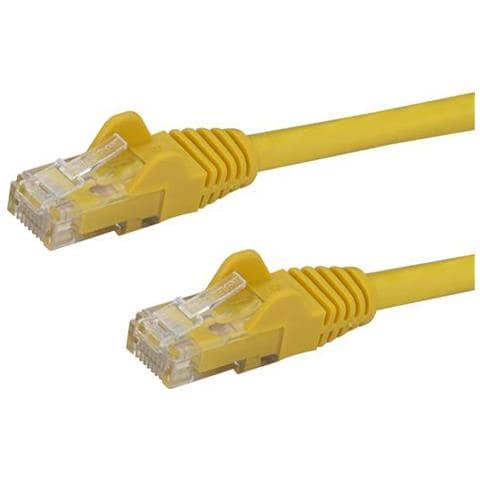 Cavo di rete CAT 6 - Cavo Patch Ethernet RJ45 UTP giallo da 7m antigroviglio - Foto 1
