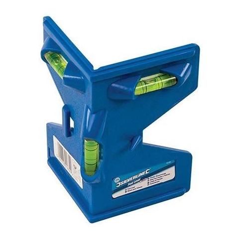 Livella Angolare Magnetica In Plastica A 3 Bolle Per Pali - 135mm - Foto 1
