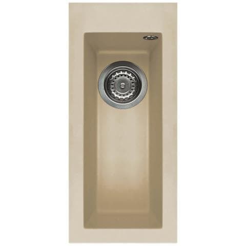 Lavello Quadra Keratek Plus 50 23x50 cm 1 vasca Colore Champagne 95 - Foto 1