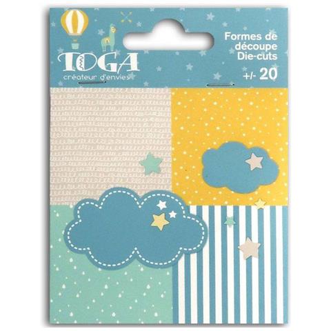 20 Die-cute Nuvole E Stelle - Foto 4