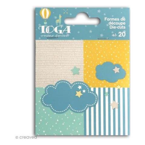 20 Die-cute Nuvole E Stelle - Foto 1