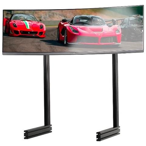Elite Supporto Indipendente in Alluminio per Monitor Singolo 21" - 65" Colore Nero - Foto 2