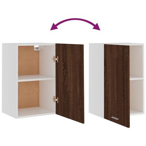 Mobile Pensile “Lyon” Rovere Marrone 39,5x31x60cm - Foto 9