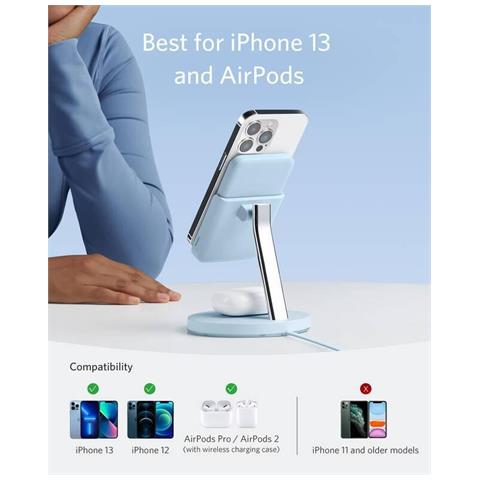 Eufy Powerwave Mag-go 2-in-1 Stand 5k blue eu Plug (b25a7331) - Foto 1