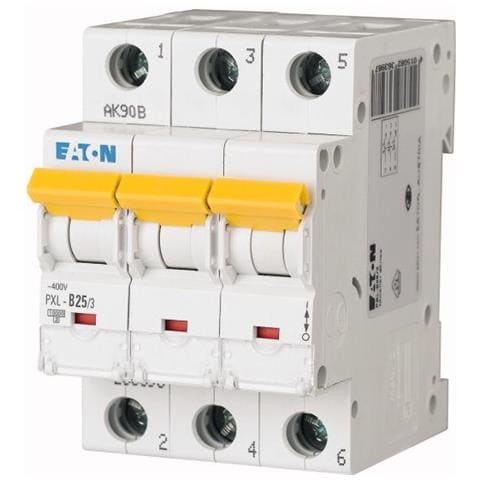 Eaton Pxl-b25/3 Interruttore Automatico Interruttore In Miniatura - Foto 1