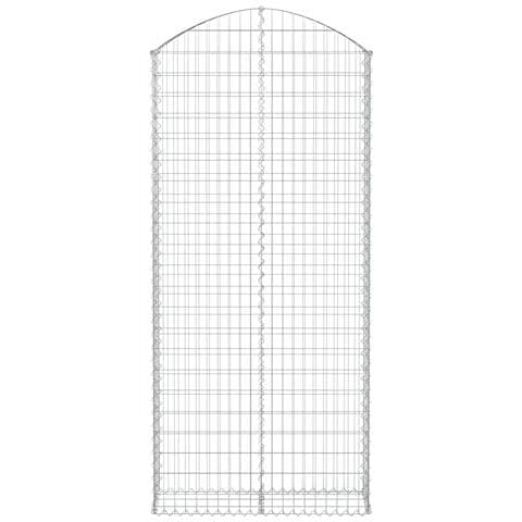 Cesto Gabbione Ad Arco 100x30x220/240 Cm Ferro Zincato - Foto 2