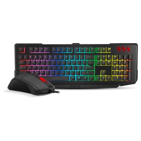 Double Tap tastiera Mouse incluso Gaming USB Spagnolo Nero - Foto 1