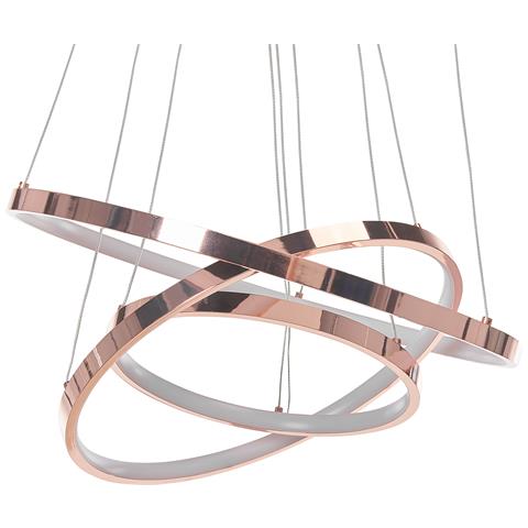 Lampadario A Led Atrek Metallo Oro Rosa - Foto 2