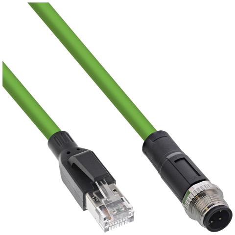 Cavo di rete industriale M12 4 pin D a RJ45 PUR 10m - Foto 1