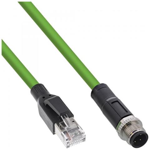Cavo di rete industriale M12 4 pin D a RJ45 PUR 10m - Foto 2