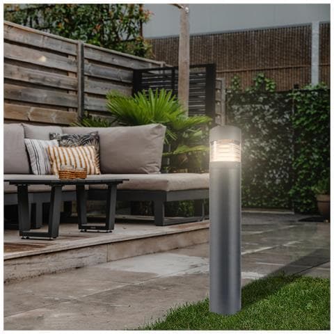 Ortis Lampione Led Giardino 16w Palo Luminoso Luce 360 Gradi Esterni Viale Sentiero Cortile 100cm Ip54 230v - Foto 1