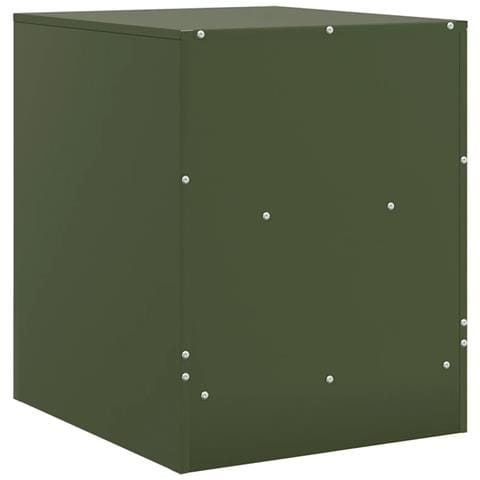Comodini 2 pz Verde Oliva 34,5x39x44 cm in Acciaio - Foto 10