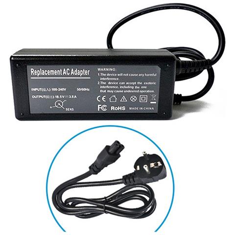 Alimentatore Notebook Hp 65w 18,5v 3,5a 5,0 X 7,4 Mm Pc Laptop Compatibile - Foto 1