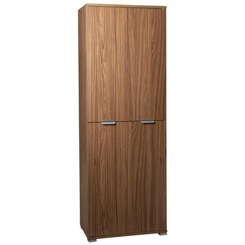 Armadio Tuttopiani 4 Ante In Nobilitato Bilaminato Linea Classic - Brown - Foto 1