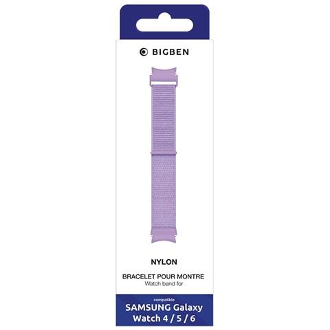 Braccialetto Per Samsung Galaxy Watch 4/4 Classic/5/5 Pro/6/6 Classic 20 Mm, Lavanda - Foto 4