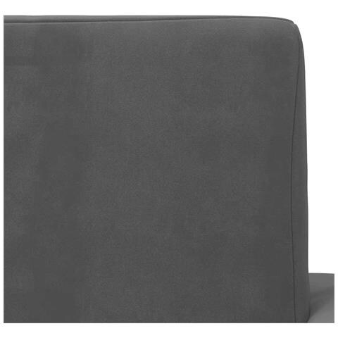 Divano Letto per Bambini Antracite in Morbido Peluche - Foto 10