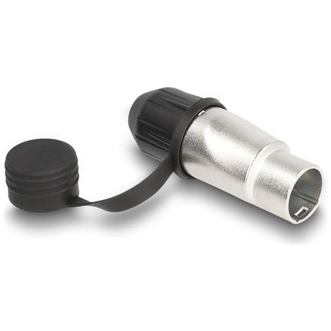 Spinotto modulare RJ45 Cat. 6A con alloggiamento robusto per il cavo e cappuccio di protezione adatto agli accoppiatori passanti 67061 e 67062 IP66 antipolvere e impermeabile - Foto 1