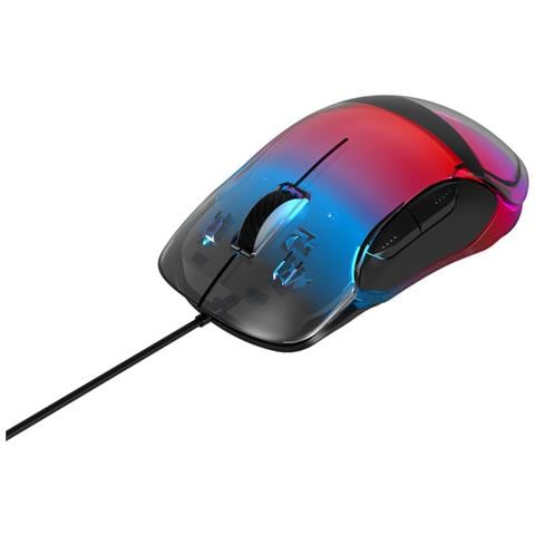 Braver GM-728, Optical Crystal gaming pel?, Instant 825, ABS material, huanuo 10 million cycle switch, 1.65M TPE cable with magnet ring, weight: 114g, Size: 122.6*66.2*38.2mm, Juodas mouse - Foto 2