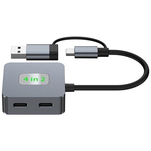 Hub Usb 3.2 Gen 2 A 4 Porte - Docking Station Di Espansione Da 10 Gbps - Foto 1
